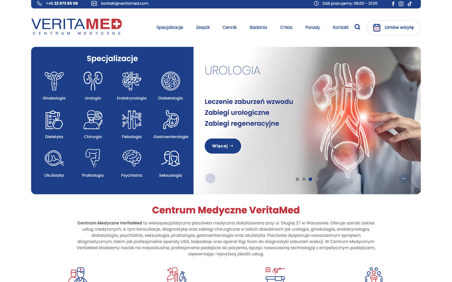 Veritamed - Zrzut ekranu desktop