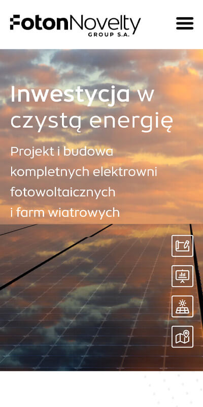 Foton S.A. - Zrzut ekranu mobile