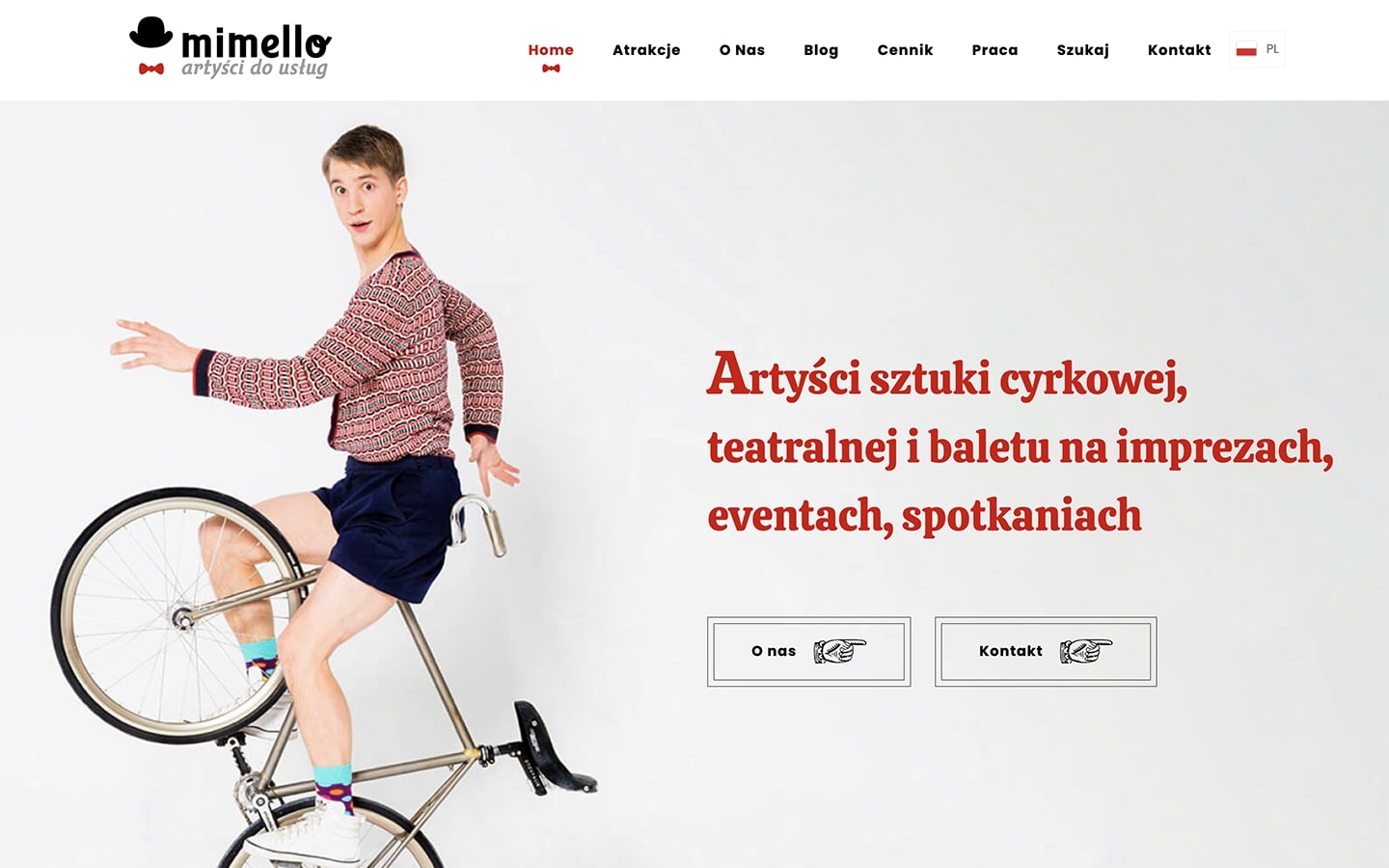 Mimello - Zrzut ekranu desktop